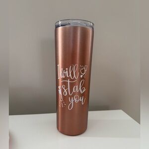 I will stab you - nursing cup